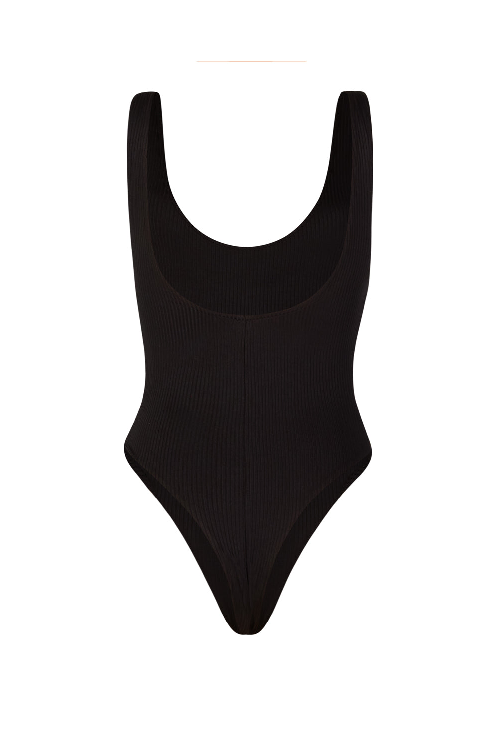 Ribbed Bodysuit - Black