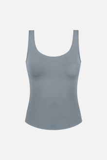 Base Sculpting Tank Top - Misty Blue