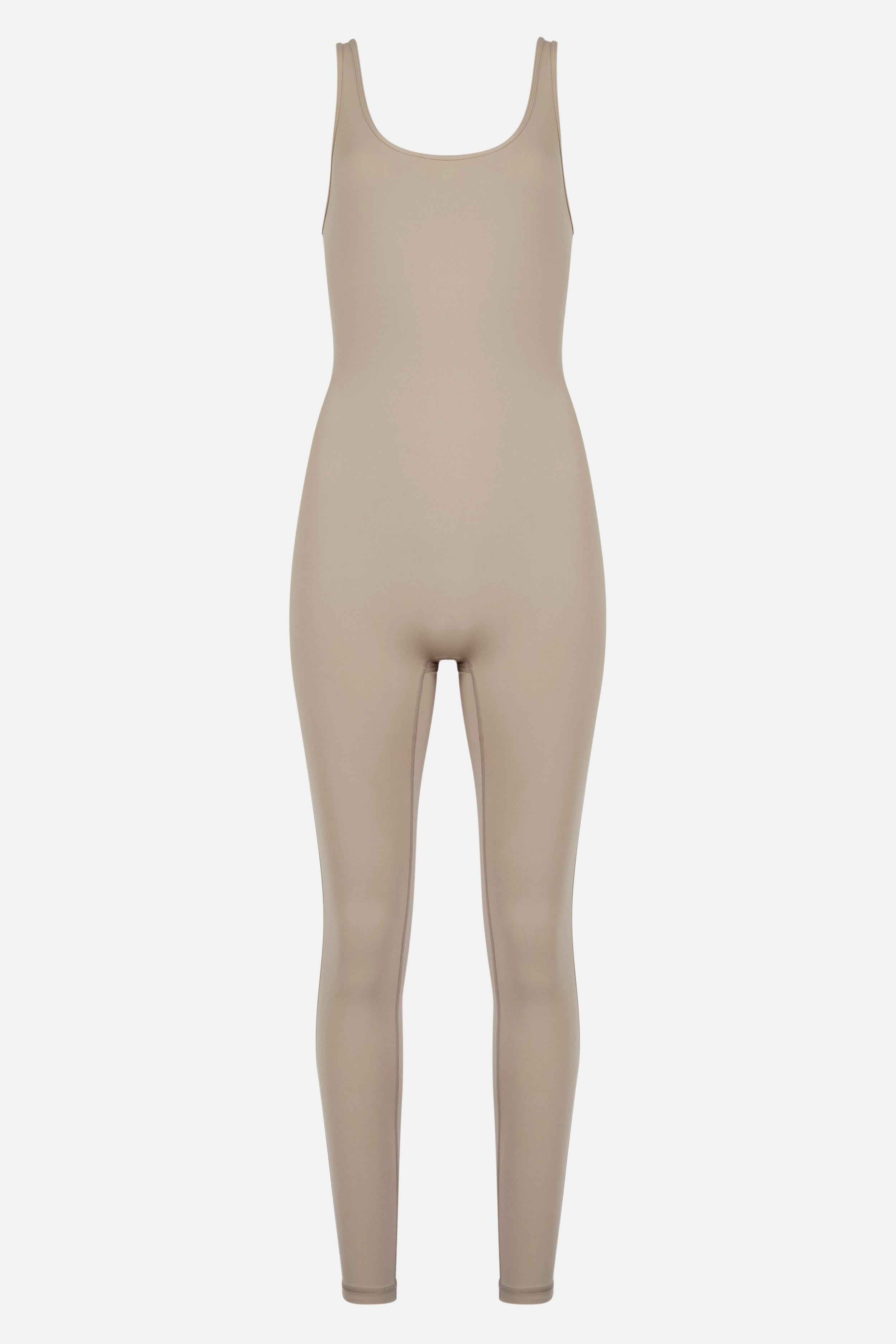 Base Sculpting Tank Unitard - Taupe