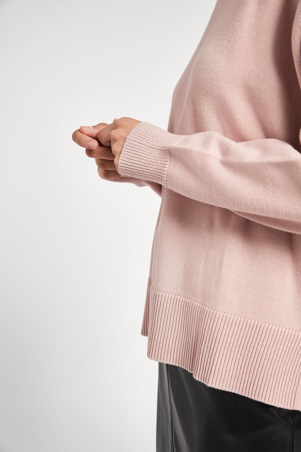 Relaxed Dropped Shoulder Jumper - Marshmallow