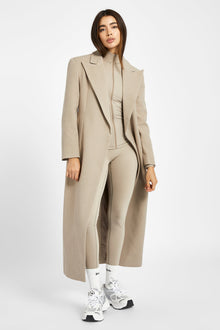 Base Sculpting Zip Up Jacket - Taupe