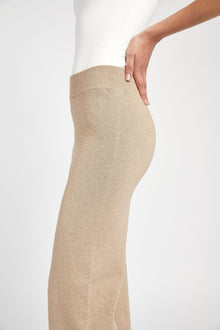 Slouchy Lounge Knit Trousers - Birch