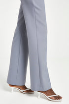 Tailored Straight Leg Trousers - Steel Blue